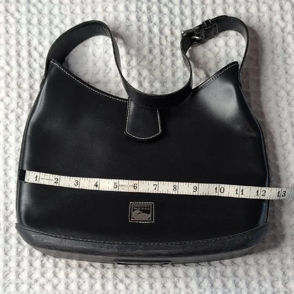 Dooney & Bourke Black Leather Shoulder Bag - Picture 8 of 11